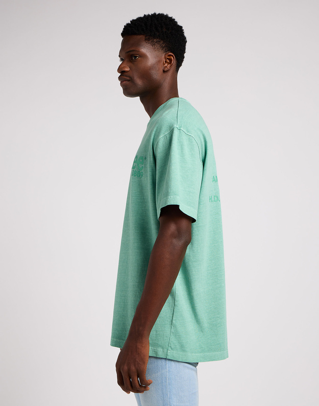 LEE MĘSKA KOSZULKA LEE LOOSE LOGO TEE INTUITION GREY 112349094