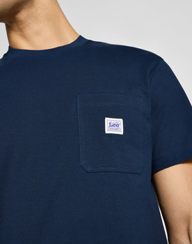 LEE MĘSKA KOSZULKA WW POCKET TEE INKY BLUE 112355605 LL89008543