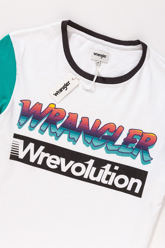 KOSZULKA WRANGLER REVOLUTION TEE WHITE W7B66GN12 112131525