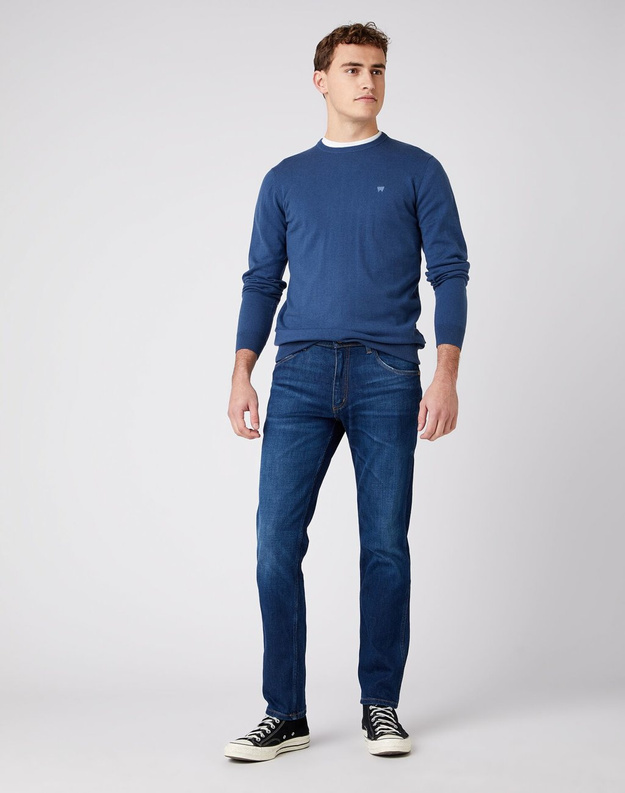 WRANGLER GREENSBORO MĘSKIE SPODNIE JEANSOWE FOR REAL W15QCJ027 112126867