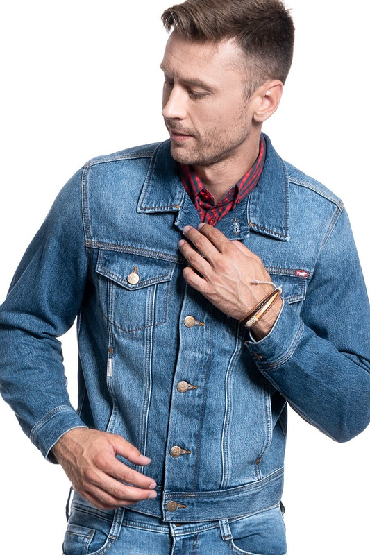MĘSKA KURTKA JEANSOWA MUSTANG DUDES ICONIC JACKET 1010885 5000 313