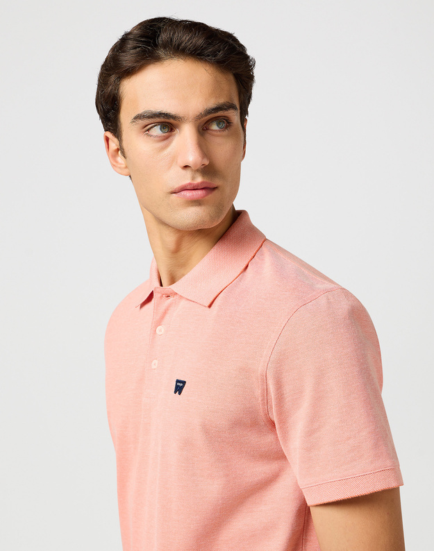WRANGLER MĘSKA KOSZULKA WRANGLER REFINED POLO SHIRT ORANGE 112362832