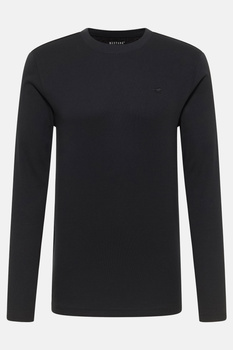 Męski Longsleeve Mustang Style Arlington Jet Black 1016875 4188