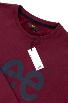 LEE LOGO SWEATSHIRT TAWNY PORT L82UUBDE 112145610