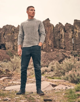 Męskie Spodnie Jeansowe Wrangler River Shadow Dive 112373026