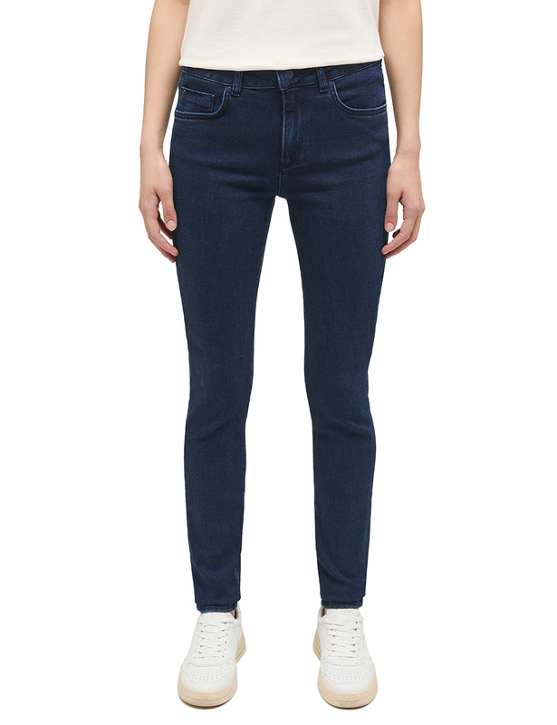 Damskie Spodnie Jeansowe Mustang Style Shelby Skinny Denim Blue 1014342 5000 702