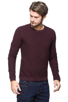 TOM TAILOR STRUCTURED HENLEY SLATE ROSE 3019350.00.10 COL. 5474