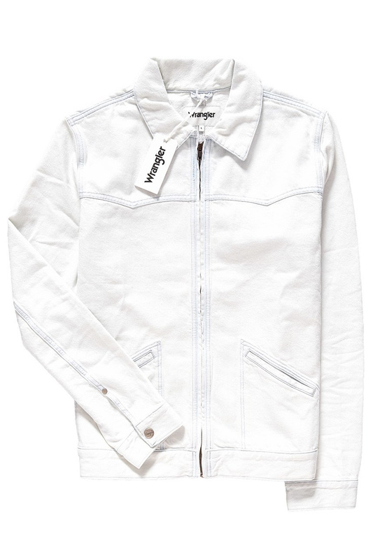KURTKA JEANSOWA WRANGLER WESTERN ZIP THRU JKT VENICE BLEACH W461UT28F 112128911