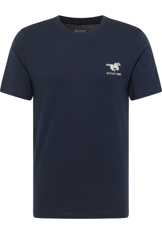 Męski T-Shirt Mustang Style Austin Dark Sapphire 1017126 4136