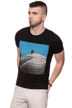 KOSZULKA WRANGLER SLABBINK TEE BLACK W7B56FK01 112131494