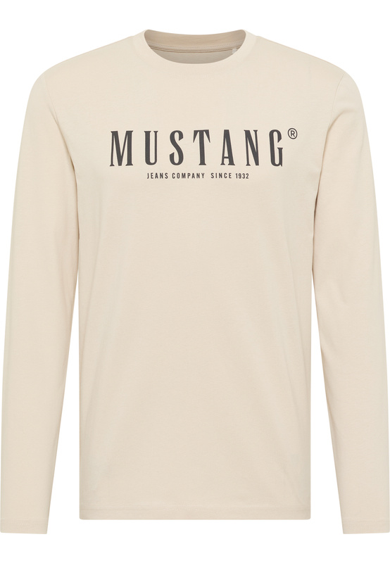 Męski Longsleeve Mustang Style Asheville Oatmeal 1016873 4092