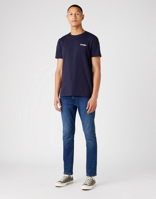 WRANGLER 2 PACK SIGN OFF TEE DWUPAK MĘSKI T-SHIRT KOSZULKA REAL NAVY W741FQXW4 112146251
