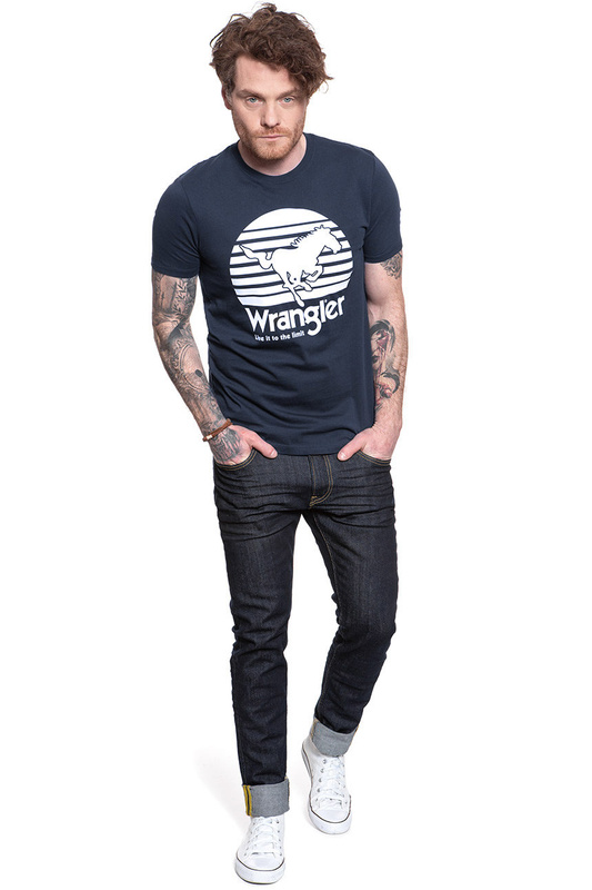 WRANGLER T SHIRT SS HORSE TEE DARK NAVY W7G1D3XAE 112131825