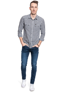 WRANGLER BRYSON MĘSKIE SPODNIE JEANSOWE STATIC BLUE W14XLQ25J 112141173