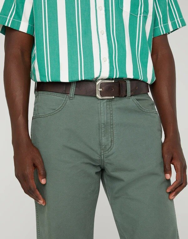 WRANGLER RANGE BELT MĘSKI PASEK KLASYCZNY BROWN W0F5U1X85 112332862