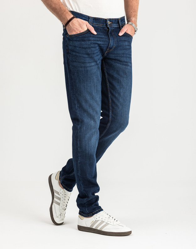 MUSTANG OREGON SLIM MĘSKIE SPODNIE JEANSOWE JEANSY DŻINSY  DENIM BLUE 1015041 5000 982