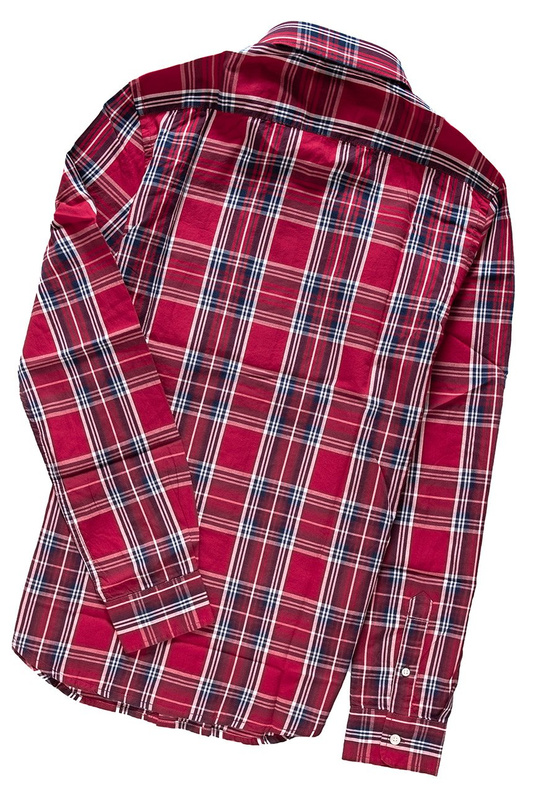 KOSZULA WRANGLER LS 1PKT BUTTON DOWN SCARLET RED W5883TPUU 112129657