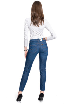 LEE ELLY DAMSKIE SPODNIE JEANSOWE DARK GARNER L305DJUV 112105980