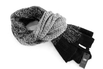 LEE CHUNKY SCARF BLACK LD063101      $    