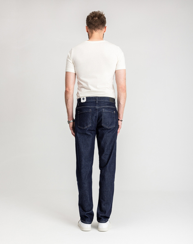 Męskie Spodnie Jeansowe Marcus Jason 2240 Jeans Rough Dry Blue 14-200318