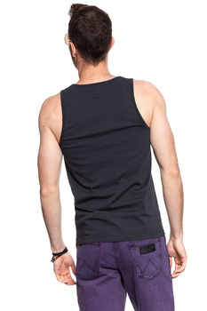 KOSZULKA WRANGLER RINGER TANK FADED BLACK W7B64FQV6 112131524