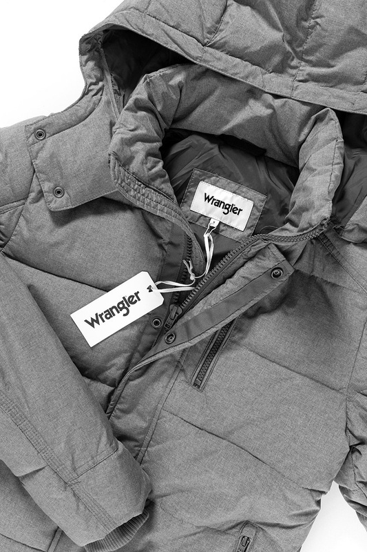 WRANGLER PROTECTOR JACKET GREY MARL W4727WQVB 112129022