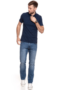 LEE POLKADOT POLO DEEP INDIGO L60UPZPS