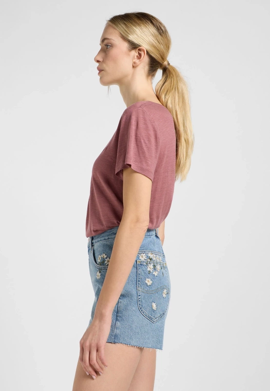 DAMSKA KOSZULKA LEE V NECK TEE HENNA 112363617