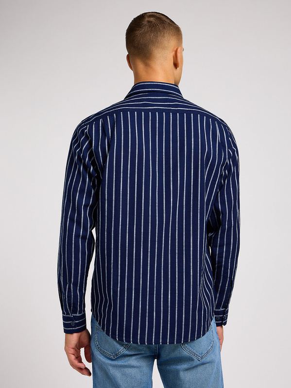 WRANGLER MĘSKA KOSZULA LEE WORKER SHIRT 2.0 INDIGO WIDE 112349938