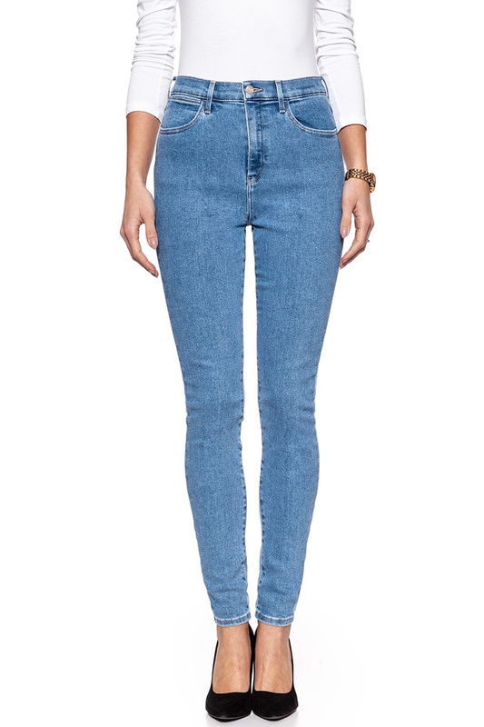 WRANGLER SUPER HIGH SKINNY STONEWASH W27WCZ96V