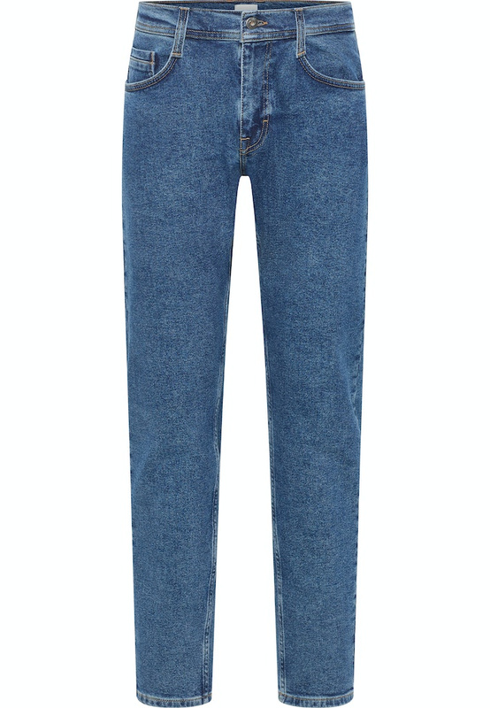 Męskie Spodnie Jeansowe Mustang Style Oregon Slim Denim Blue 1014863 5000 700