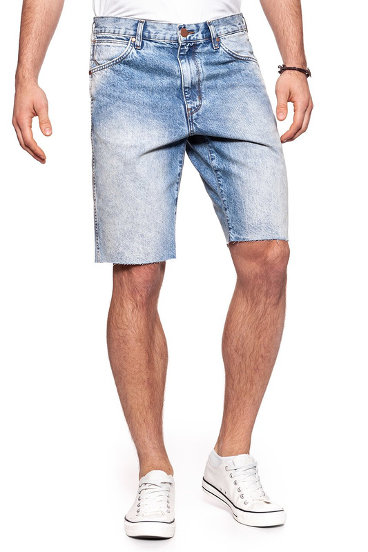 KRÓTKIE SPODENKI WRANGLER DENIM SHORT GLASTON BLUE W14CGW13S 112126589