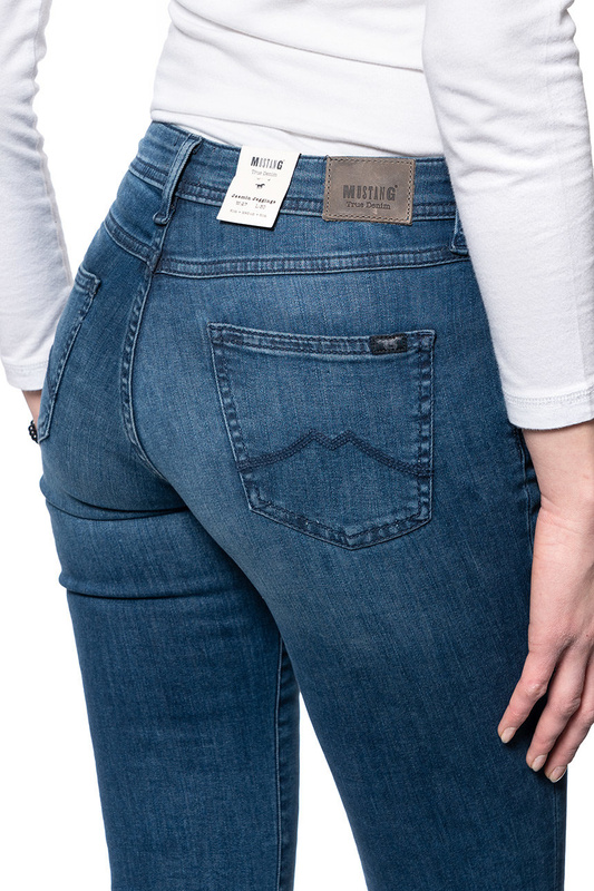 DAMSKIE SPODNIE MUSTANG JASMIN JEGGINGS DENIM BLUE 1011295 5000 780