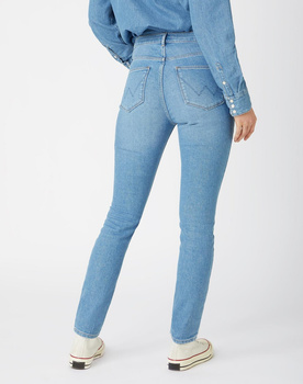 DAMSKIE SPODNIE WRANGLER HIGH RISE SKINNY SOFT HEART W27H3935A 112141262