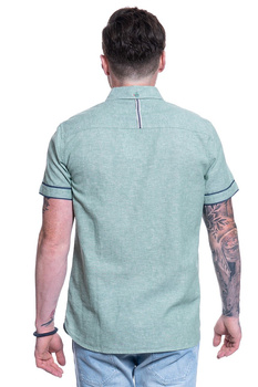 MĘSKA KOSZULA MATERIAŁOWA MUSTANG CHRIS LINEN SHIRT 1009579 6398