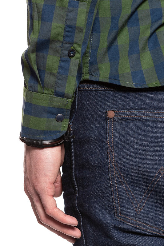 LEE LEE WESTERN SHIRT HILLSIDE GREEN L643MMPC