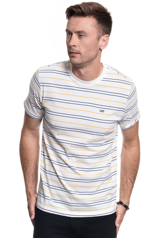 LEE STRIPE TEE RADIANT YELLOW L62FFPLG 112114553