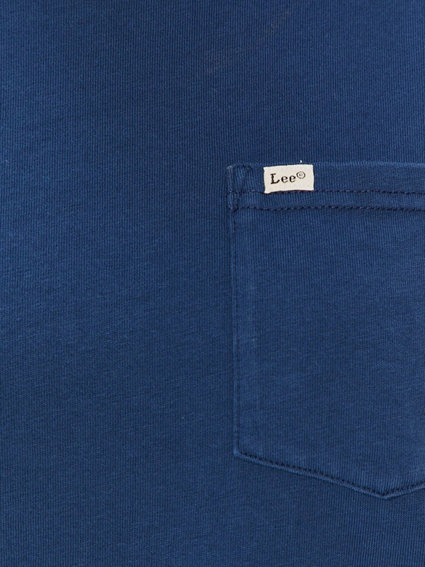 LEE RELAXED POCKET TEE DAMSKI T-SHIRT WASHED BLUE L40RETLR 112108699