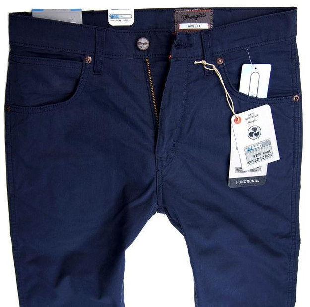 WRANGLER SPODNIE MĘSKIE ARIZONA STRETCH NAVY W12O47114      $    