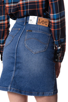 SPÓDNICA JEANSOWA LEE A LINE SKIRT BLUE DROP L38NROEM 112108295