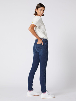 DAMSKIE SPODNIE JEANSOWE WRANGLER SKINNY TRUE DARK W28K-JY-78Z 112128288
