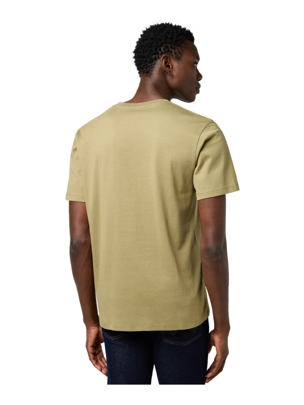 MESKA KOSZULKA  WRANGLER AMERICANA TEE ALOE 112371474