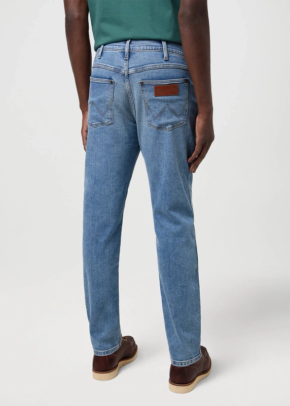 MESKIE SPODNIE WRANGLER LARSTON INDIGO VALLEY 112371026