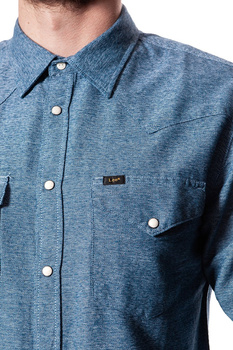 LEE WESTERN SHIRT MEDIEVAL BLUE L643CV13