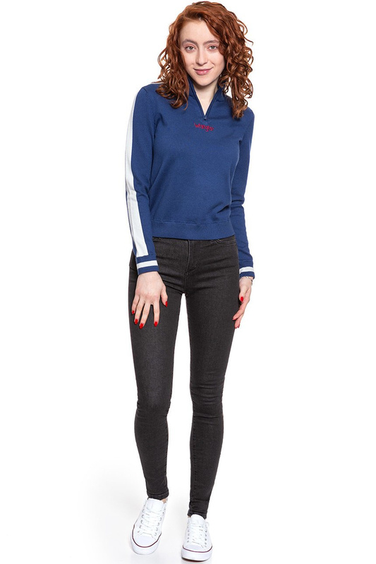 WRANGLER ZIP KNIT BLUE DEPTHS W8N3QIXJY 112132403