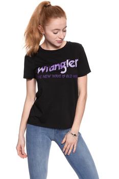 WRANGLER OLD WAVE TEE BLACK W7383EV01 112131031
