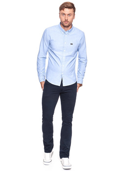 LEE SLIM BUTTON DOWN WORKWEAR BLUE L66VITSF
