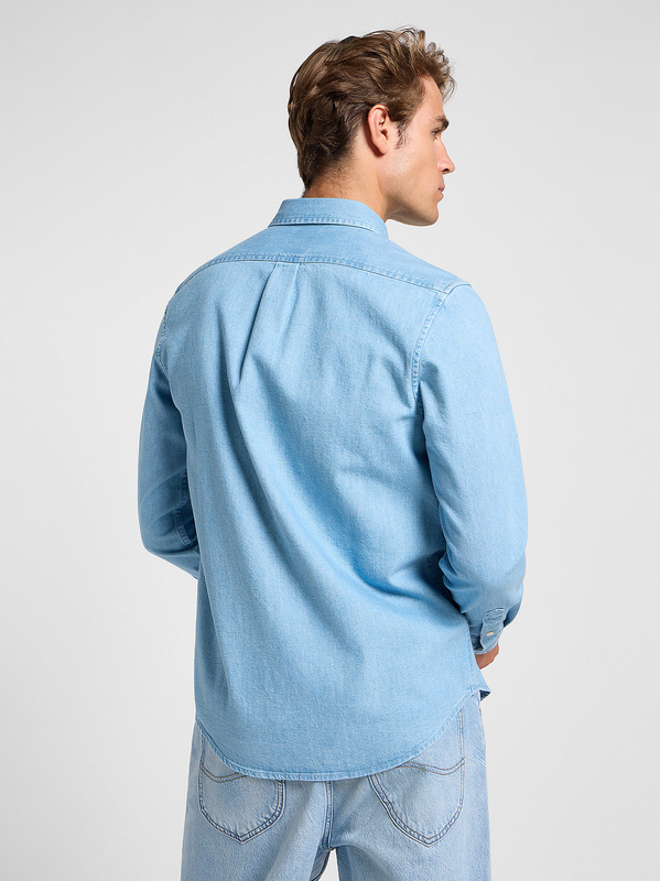 LEE MĘSKA KOSZULA JEANSOWA LEE LEE BUTTON DOWN LAKESIDE WASH 112363893