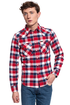 KOSZULA LEE WESTERN SHIRT BRIGHT RED L643NVEF 112115388
