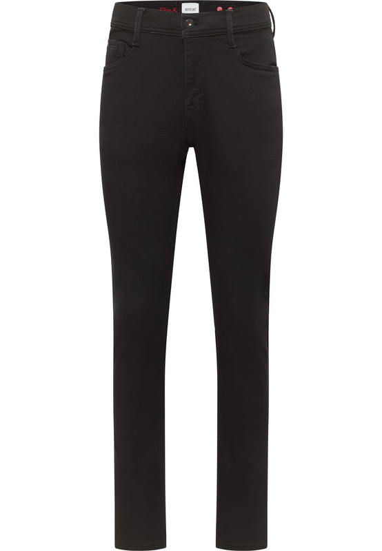 Męskie Spodnie jeansowe Mustang Style Oregon Slim K Denim Black 1017432 4000 902